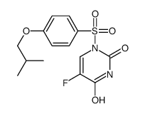 5-fluoro-1-[4-(2-methylpropoxy)phenyl]sulfonylpyrimidine-2,4-dione Structure