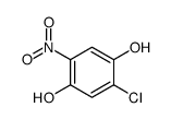 2-chloro-5-nitrobenzene-1,4-diol结构式