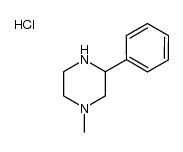 1-methyl-3-phenylpiperazine hydrochloride Structure