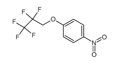 1-nitro-4-(2,2,3,3,3-pentafluoropropoxy)benzene Structure