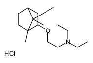 N,N-diethyl-2-[(4,7,7-trimethyl-3-bicyclo[2.2.1]heptanyl)oxy]ethanamine,hydrochloride Structure