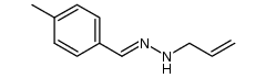 1-allyl-2-(4-methylbenzylidene)hydrazine Structure