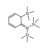 1,1,1,3,3,3-hexamethyl-2-(6-(trimethylsilyl)cyclohexa-2,4-dien-1-ylidene)trisilane结构式