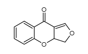 3,3a-dihydro-9-oxo-9H-furo[3,4-b][1]benzopyran结构式