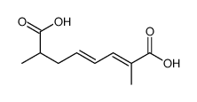 2,7-dimethylocta-2,4-dienedioic acid结构式