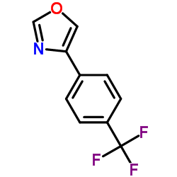 4-(4-(Trifluoromethyl)phenyl)oxazole structure