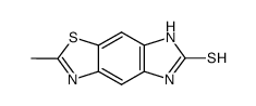 5H-Imidazo[4,5-f]benzothiazole-6-thiol,2-methyl-(6CI) picture