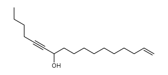 heptadec-1-en-12-yn-11-ol Structure