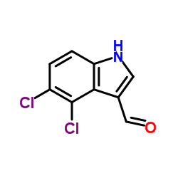 4,5-Dichloro-1H-indole-3-carbaldehyde Structure