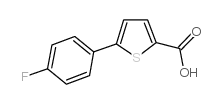 5-(4-氟苯基)噻吩-2-甲酸结构式