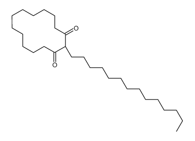 2-tetradecylcyclotetradecane-1,3-dione结构式