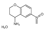 N-(4-amino-3,4-dihydro-2H-chromen-6-yl)methanimine oxide,hydrate结构式