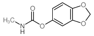 1,3-Benzodioxol-5-ol,5-(N-methylcarbamate)结构式