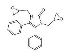 1,3-bis(oxiran-2-ylmethyl)-4,5-diphenylimidazol-2-one Structure