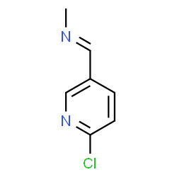 N-((6-chloropyridin-3-yl)methylene)methanamine Structure