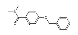 5-(benzyloxy)-N,N-dimethylpicolinamide Structure