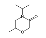 3-Morpholinone,6-methyl-4-(1-methylethyl)-(9CI)结构式