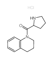 3,4-Dihydro-1(2H)-quinolinyl(2-pyrrolidinyl)-methanone hydrochloride结构式