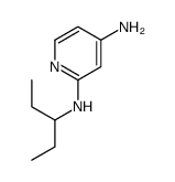 N2-(pentan-3-yl)pyridine-2,4-diamine结构式