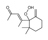 4-(1-Hydroperoxy-2,2-dimethyl-6-methylene-cyclohexyl)-pent-3-en-2-one structure