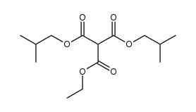 ethyl-diisobutyl methanetricarboxylate Structure