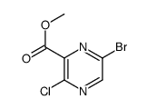 methyl 6-bromo-3-chloropyrazine-2-carboxylate structure