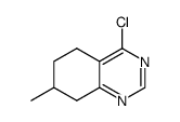 4-chloro-7-methyl-5,6,7,8-tetrahydroquinazoline结构式