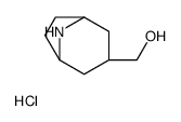 endo-8-azabicyclo[3.2.1]octane-3-methanol hydrochloride Structure