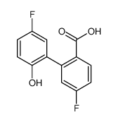 4-fluoro-2-(5-fluoro-2-hydroxyphenyl)benzoic acid Structure