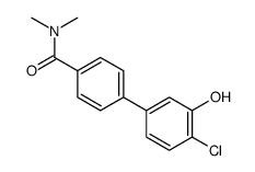 4-(4-chloro-3-hydroxyphenyl)-N,N-dimethylbenzamide结构式