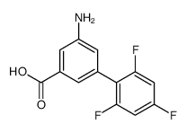 3-amino-5-(2,4,6-trifluorophenyl)benzoic acid Structure