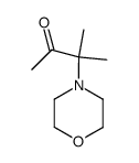 3-methyl-3-(4-morpholinyl)-2-butanone Structure