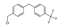 chloro-[4-(4-trifluoromethyl-benzyl)-phenyl]-methane Structure