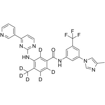 Nilotinib D6 Structure