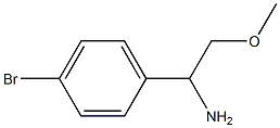 1-(4-bromophenyl)-2-methoxyethanamine Structure