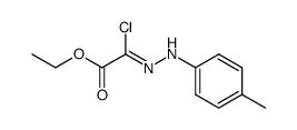 ethyl 2-chloro-(4-tolylhydrazono)acetate结构式