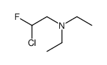 2-chloro-N,N-diethyl-2-fluoroethanamine结构式