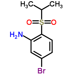 5-Bromo-2-(isopropylsulfonyl)aniline Structure