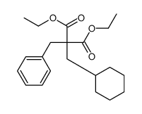 diethyl 2-benzyl-2-(cyclohexylmethyl)propanedioate结构式