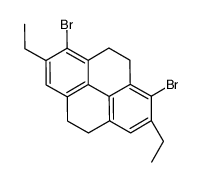 1,8-dibromo-2,7-diethyl-4,5,9,10-tetrahydropyrene Structure