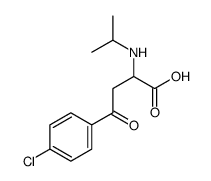 4-(4-chlorophenyl)-4-oxo-2-(propan-2-ylamino)butanoic acid结构式