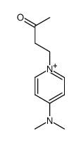 4-(dimethylamino)-1-(3-oxobutyl)pyridin-1-ium Structure