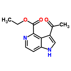 Ethyl 3-acetyl-1H-pyrrolo[3,2-c]pyridine-4-carboxylate picture