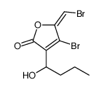 4-bromo-5-(bromomethylidene)-3-(1-hydroxybutyl)furan-2-one结构式