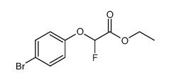 ethyl (4-bromophenoxy)fluoroacetate结构式