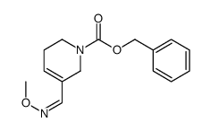 1(2H)-Pyridinecarboxylic acid, 3,6-dihydro-5-((methoxyimino)methyl)-,phenylmethyl ester, (E)- structure