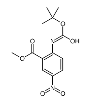 2-TERT-BUTOXYCARBONYLAMINO-5-NITRO-BENZOIC ACID METHYL ESTER structure