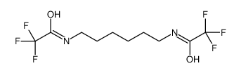 2,2,2-trifluoro-N-[6-[(2,2,2-trifluoroacetyl)amino]hexyl]acetamide结构式