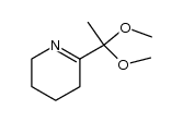 6-(1,1-dimethoxy)ethyl-2,3,4,5-tetrahydropyridine Structure
