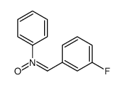 1-(3-fluorophenyl)-N-phenylmethanimine oxide Structure